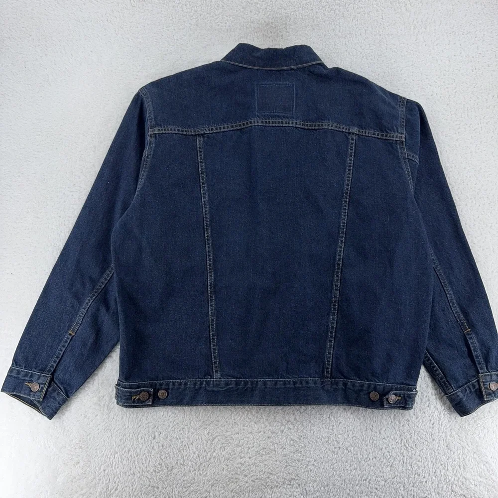 Levis Denim Jacket Mens XL Blue Trucker 70507-4886 Western‎ Button Up Classic